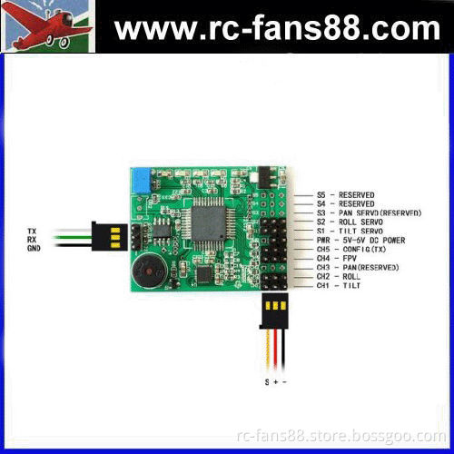 X-CAM 2 Axle Gimbal Stabilization Module GSM110 for RC Multicopter
